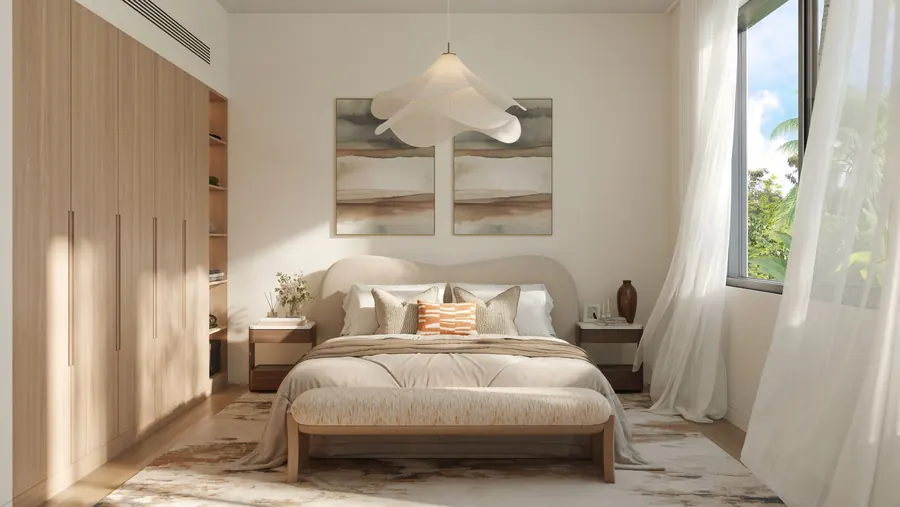 Light scheme bedroom